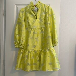 Tuckernuck yellow dress size XS. Worn once and dry cleaned. Perfect condition!